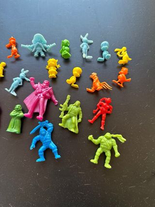 Muñecos Dunkin Monocromáticos Antiguos