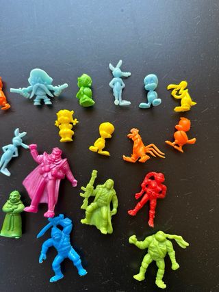 Muñecos Dunkin Monocromáticos Antiguos