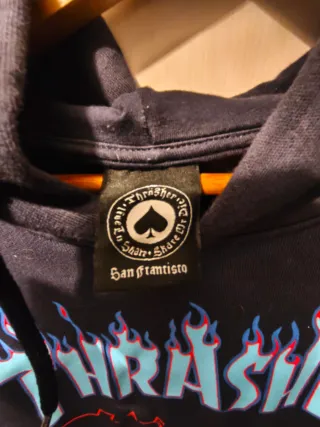 Sudadera Thrasher Negra Talla M