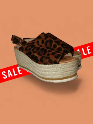 Sandalias leopardo con plataforma