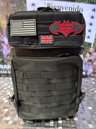 Mochila Táctica Militar 50L Negra Nueva trekking