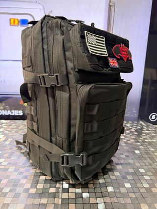 Mochila Táctica Militar 50L Negra Nueva trekking