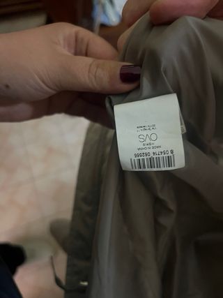 Piumino OVS beige donna