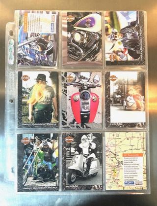 Lotto 9 Carte Harley Davidson