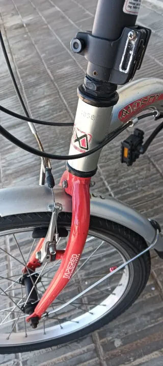 Bicicleta Monty F18 Plegable Rueda 20