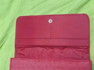 Portafoglio donna rosso