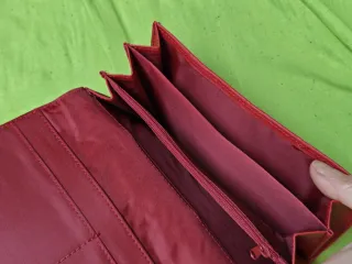 Portafoglio donna rosso