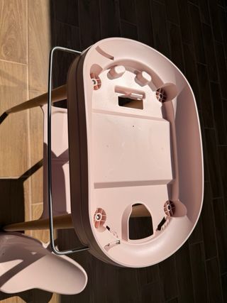 Patas madera bañera bebé + adaptador