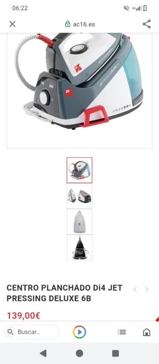 Centro Planchado Di4 Jet Pressing Deluxe 6B