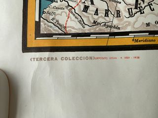 Mapa Europa Paluzíe 1958
