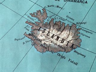 Mapa Europa Paluzíe 1958