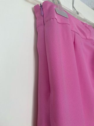 Conjunto pantalón, top y blazer rayas