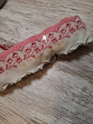 Tira bordada vintage 13,80m