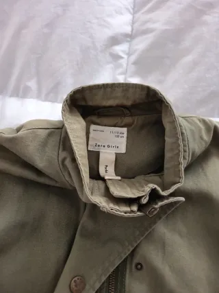 Chaqueta Zara Verde Talla 11-12