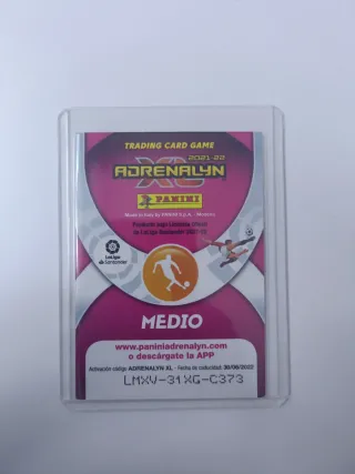 Cromo firmado Fidel Chaves