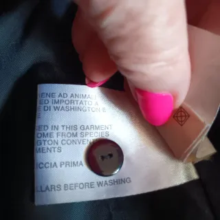 Giaccone trapuntato nero tg.44