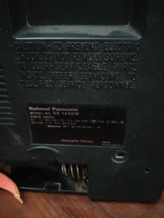 Radio Cassette National Panasonic