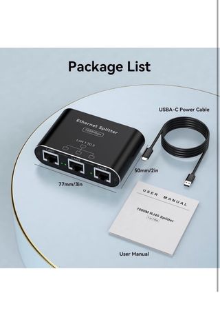 Divisor Ethernet 1000 Mbps