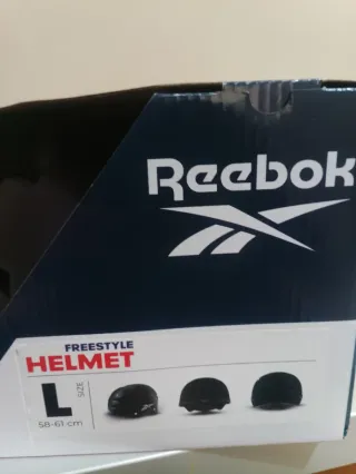 Casco Negro Reebok Bicicleta