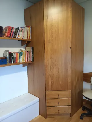 Dormitorio de madera
