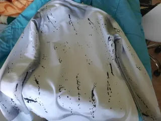 Sudadera Louis Vuitton Talla S/M Diseño Pintura