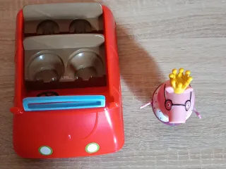 Coche musical Peppa Pig  + Papá Pig Rey