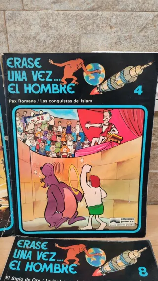 Lote 4 libros - Érase una vez el hombre