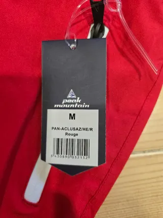 Conjunto esquí Peak Mountain rojo T M