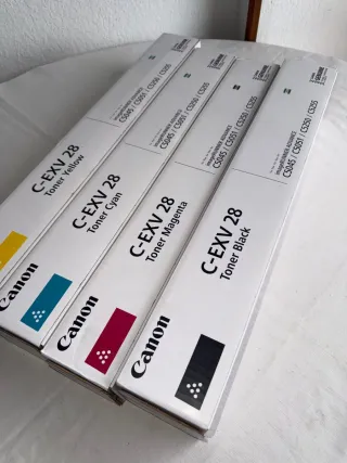 Lote 4 Tóner Canon C-EXV 28 imageRUNNER