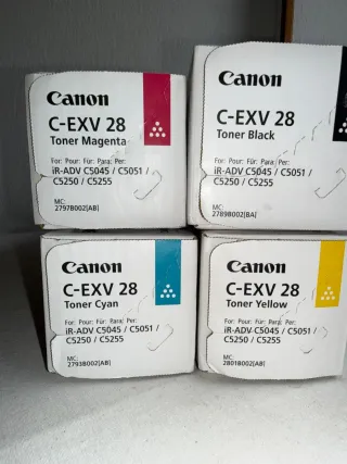 Lote 4 Tóner Canon C-EXV 28 imageRUNNER
