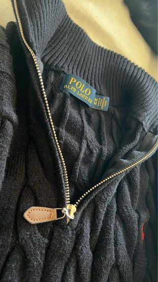 Jersey Polo Ralph Lauren Azul Cable Knit