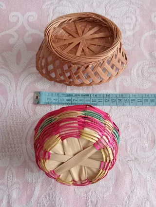 Lotto 2 cestini piccoli