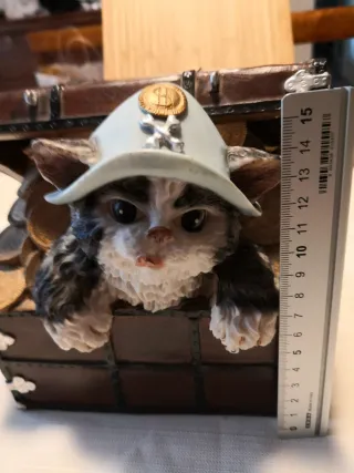 Salvadanaio gatto pirata con forziere