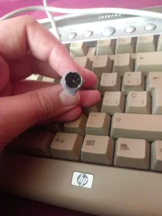 Teclado HP Beige/Gris