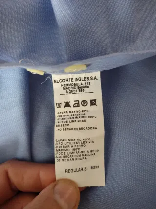 Camisa de vestir Emidio Tucci azul
