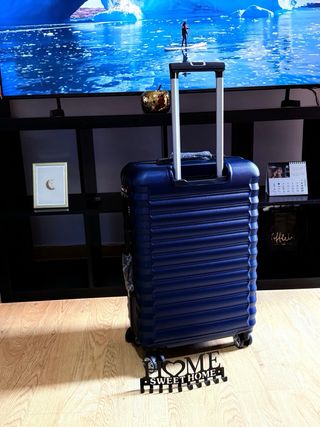 Maleta de viaje cabina azul