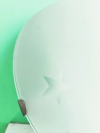 Lampada Murano Due da parete Stelle e Strisce 80s