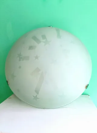 Lampada Murano Due da parete Stelle e Strisce 80s