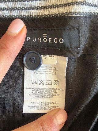 Traje Chaqueta Hombre Azul T42 T50