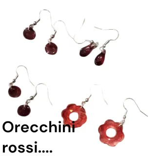 Bracciale e orecchini in resina UV