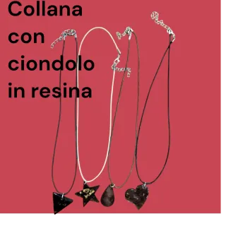 Bracciale e orecchini in resina UV