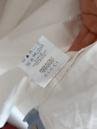 Camisa Gucci Blanca Talla M