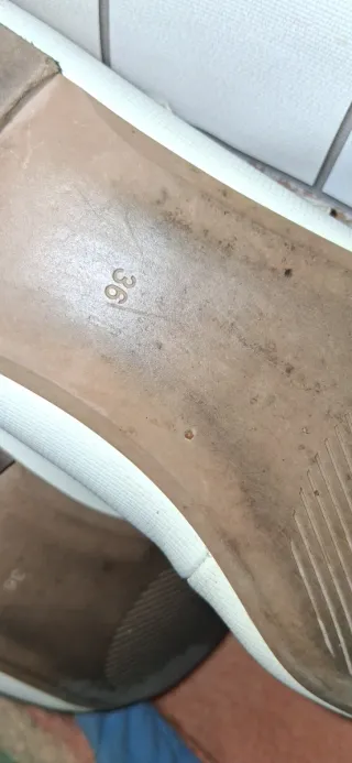 Toreras blancas talla 36