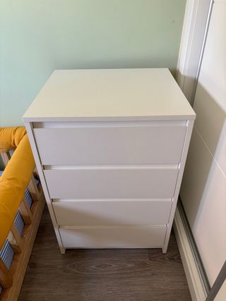 Cajonera Cómoda blanca