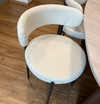 Lote 4 Sedie Bianche Imbottite