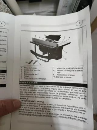 Sierra de mesa PST08N-1