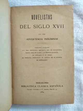 Ejemplar histórico de 1884