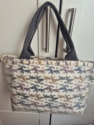 Bolso Misako estampado perros