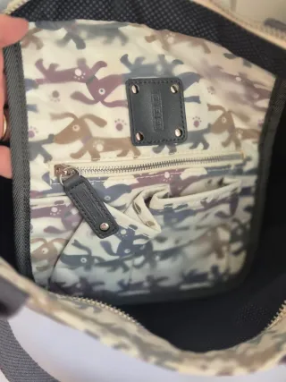 Bolso Misako estampado perros