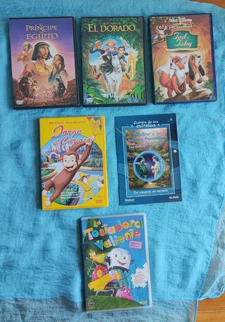 Lote 21 DVD Infantil: Pocoyó,Caillou,Marvel,Disney